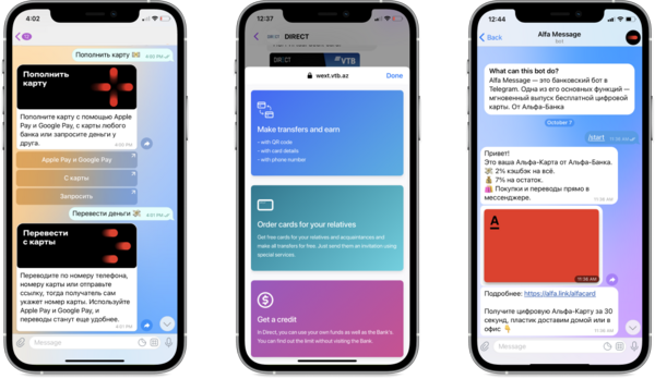 Digital Banks in Messengers